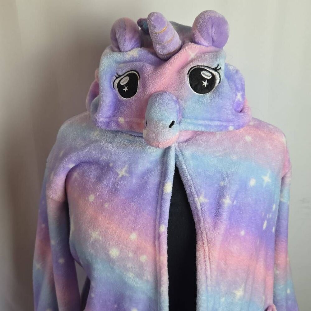 Girl's Unicorn Hooded‎ Robe - Picture 2 of 6